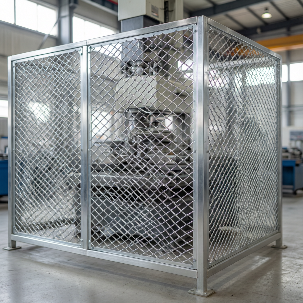 Food plant machine guard infill