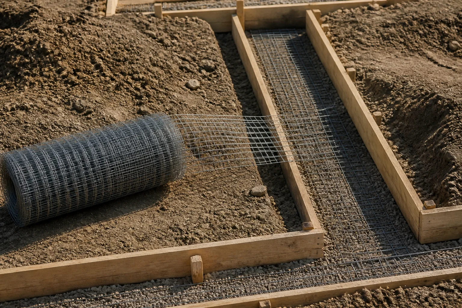 10 Gauge Wire Mesh Concrete Slab
