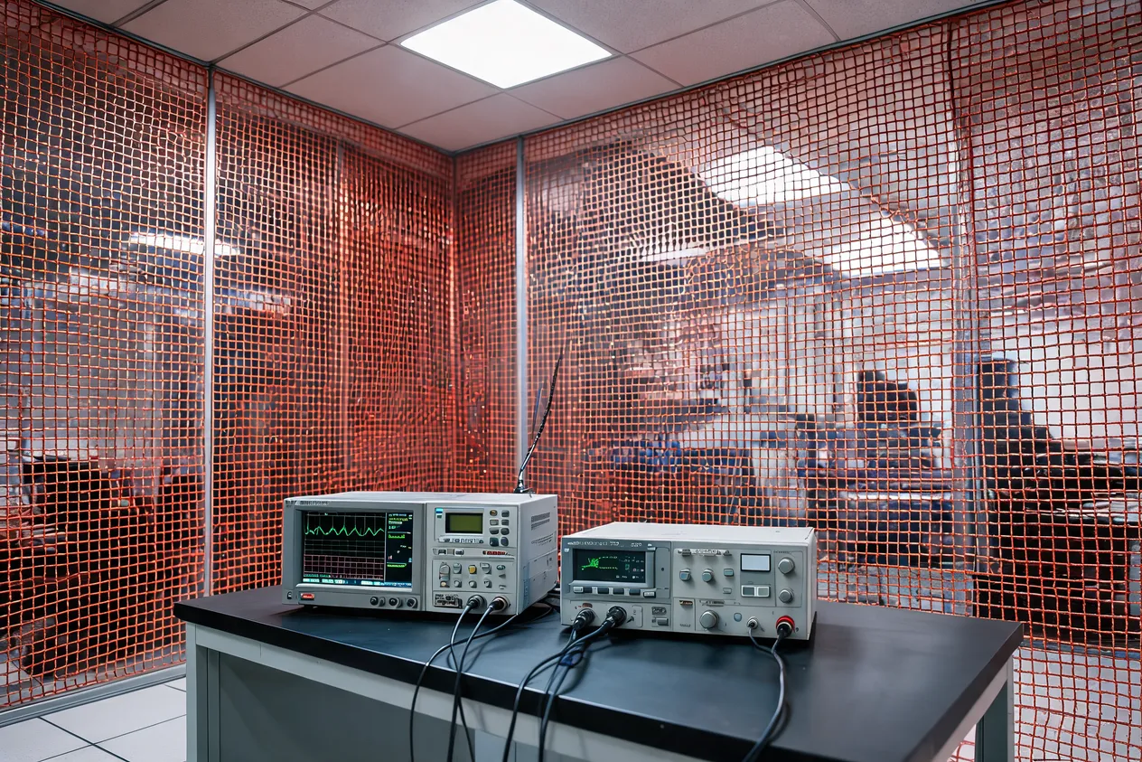 Shielded laboratory room