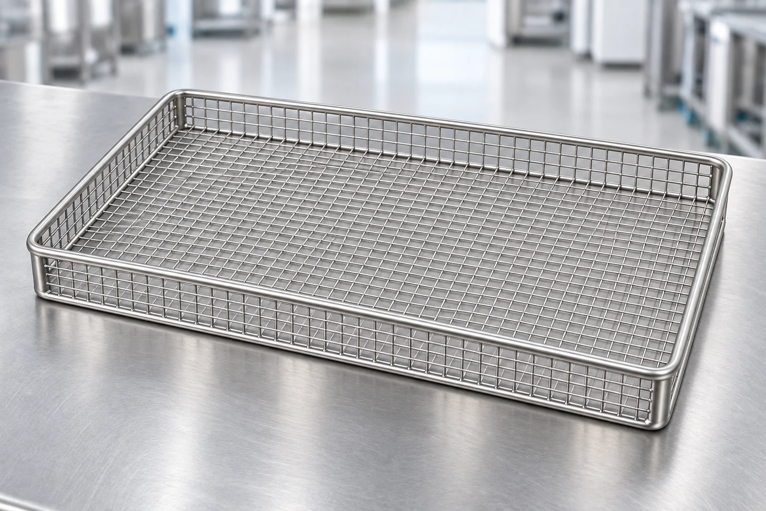 Produce draining tray