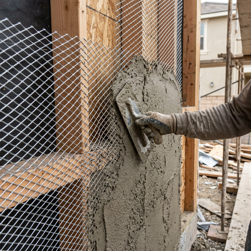 Stucco reinforcement lath