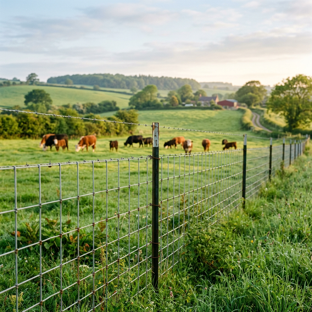 Farm perimeter fencing