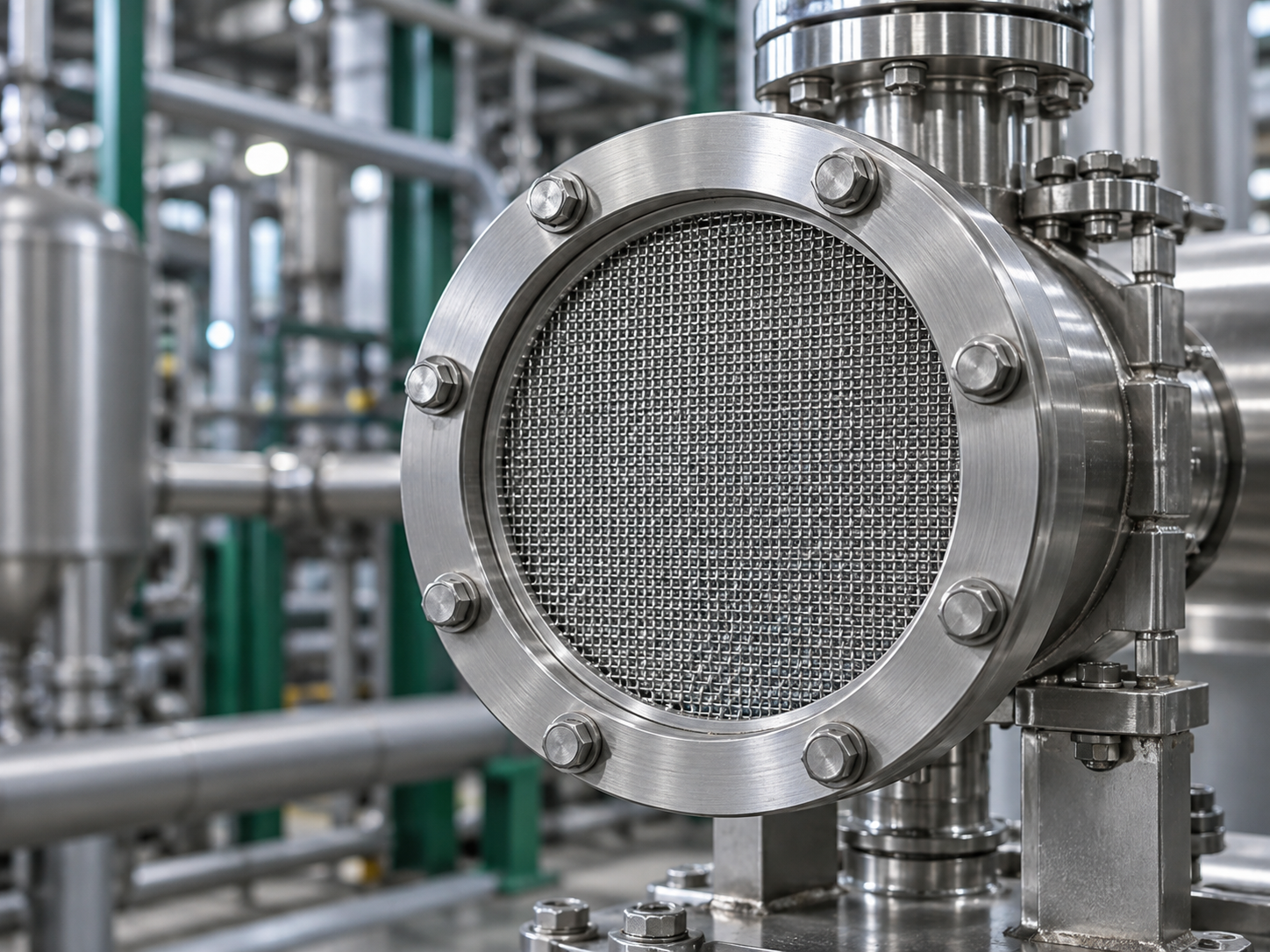 Chemical filtration screen