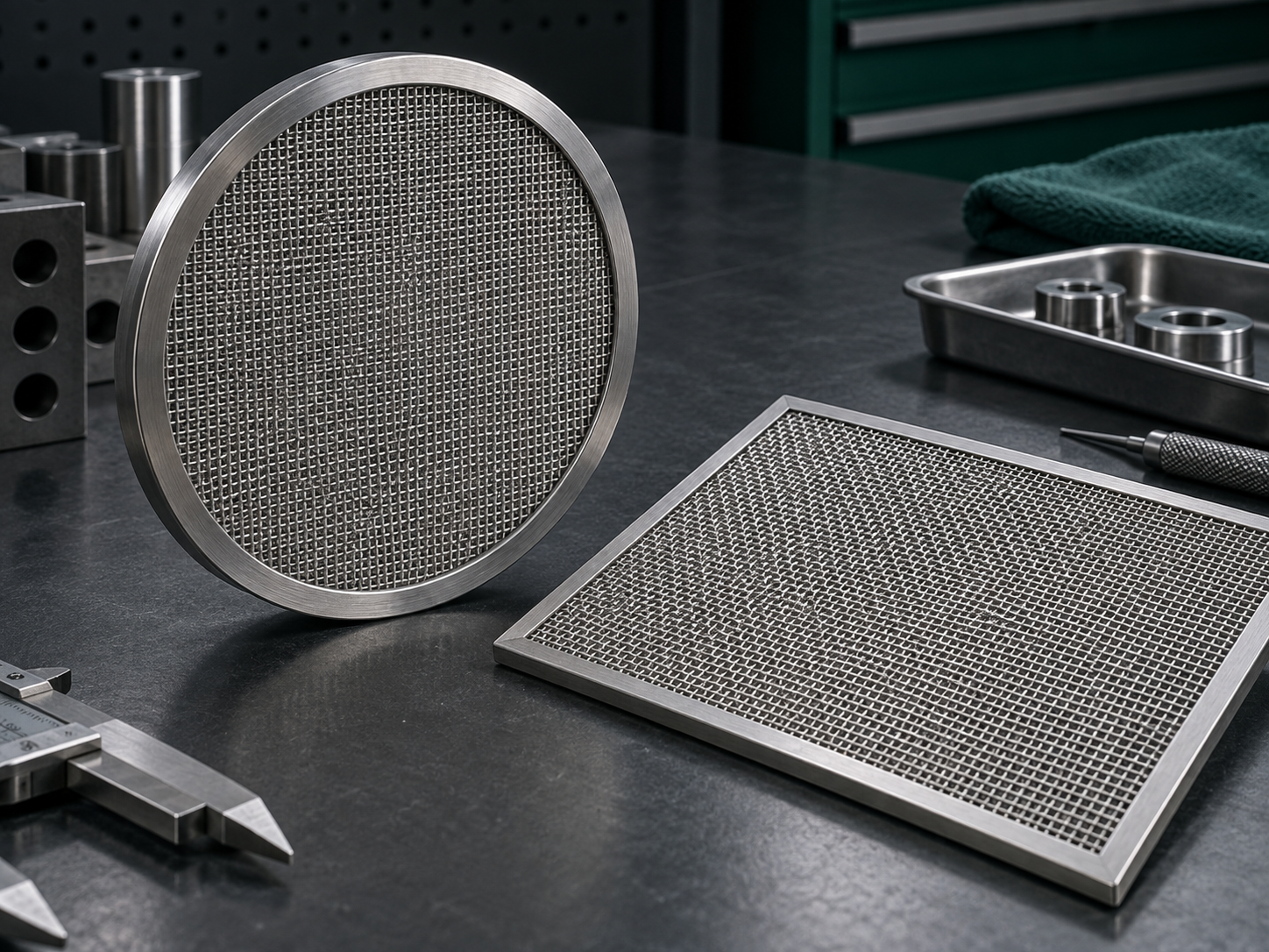 Fabricated mesh screen