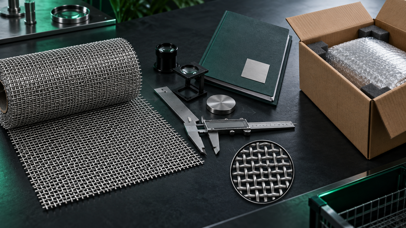 Illustrative workflow: use the complete duty, mesh geometry, acceptance evidence, and logistics requirements to create a quotation-ready specification.