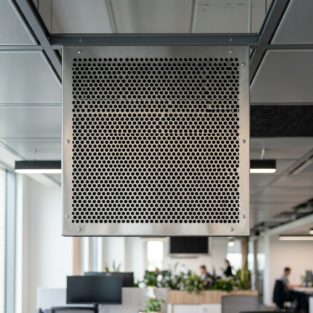 Acoustic ceiling panel line