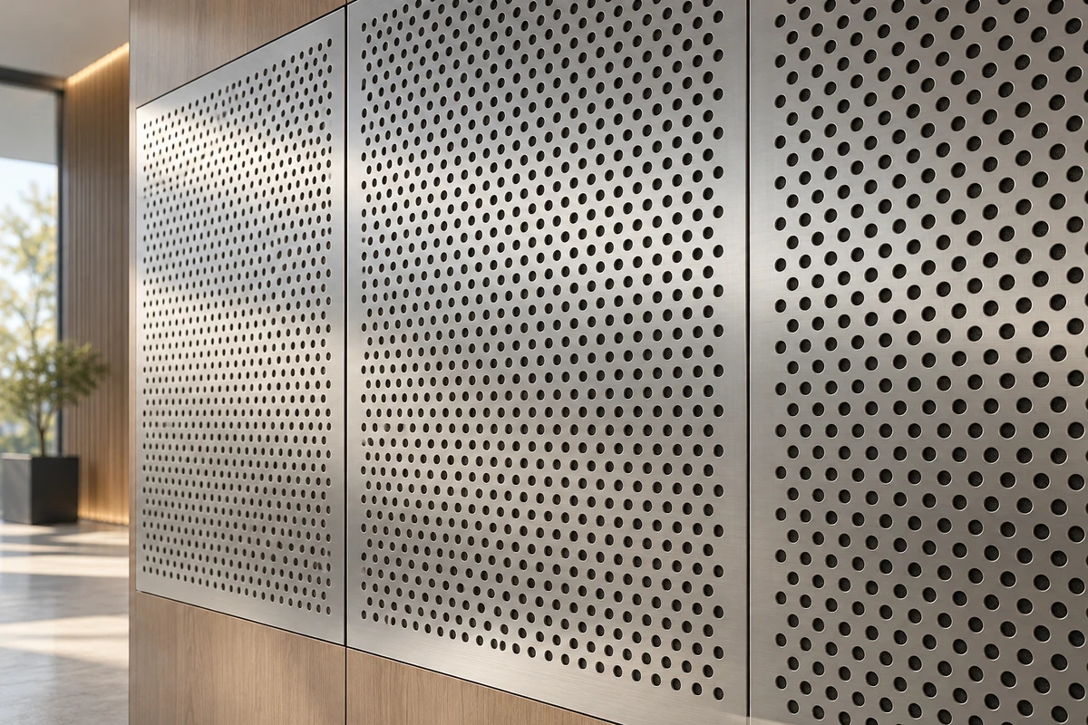 Acoustic panel facing example