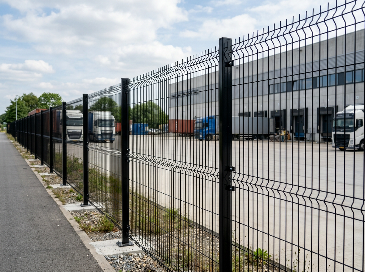 Security perimeter fencing