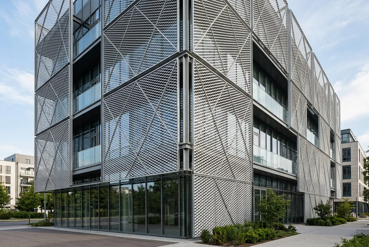Coastal building facade cladding