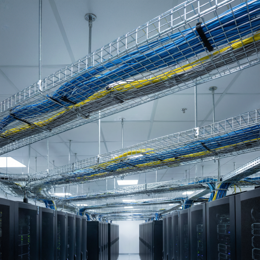Data center overhead routing