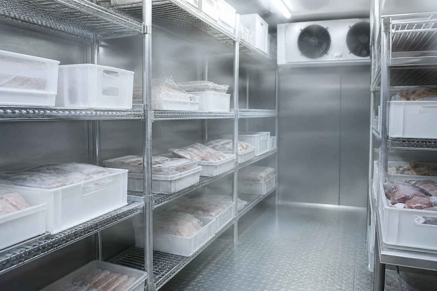 Cold storage shelf retrofit
