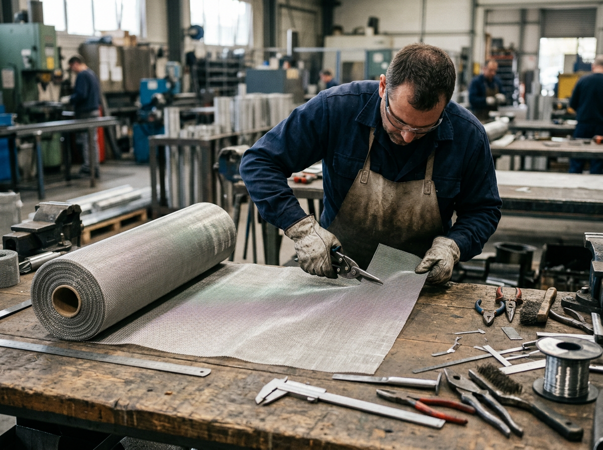 Cut, fit, seal, and clean wire mesh filters correctly to protect apertures and extend service life.