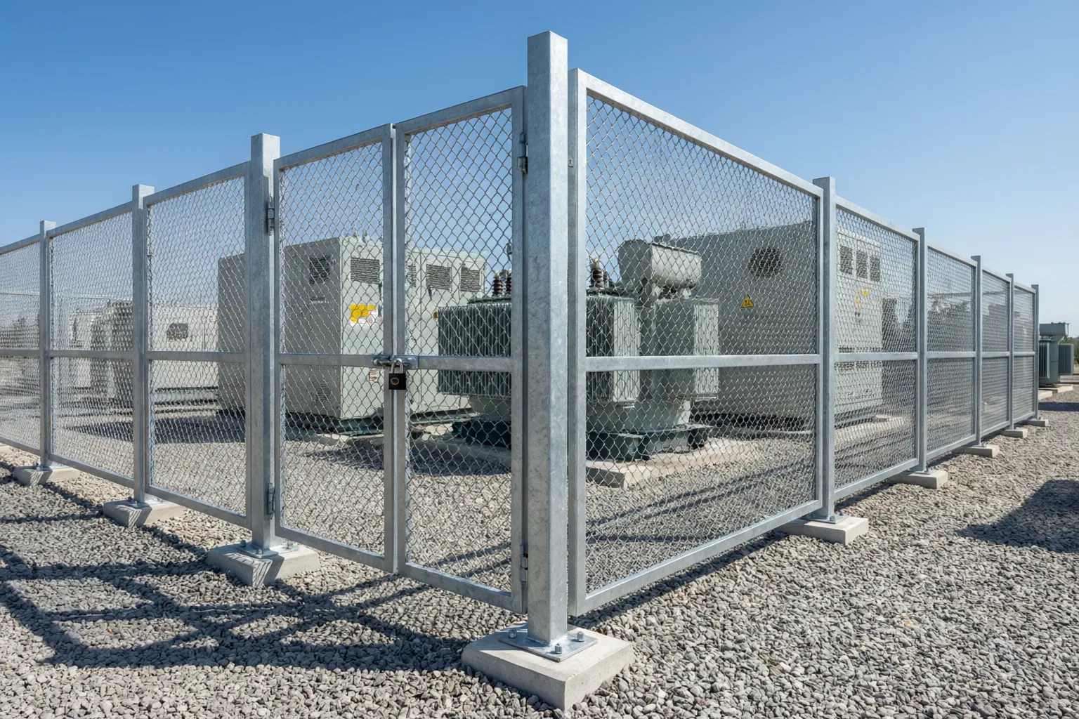 10 Gauge Galvanized Wire Mesh Fence