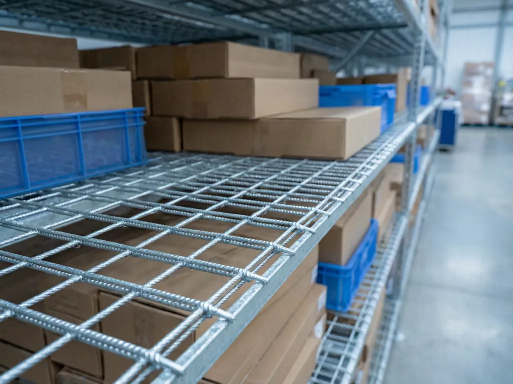 Warehouse rack decking