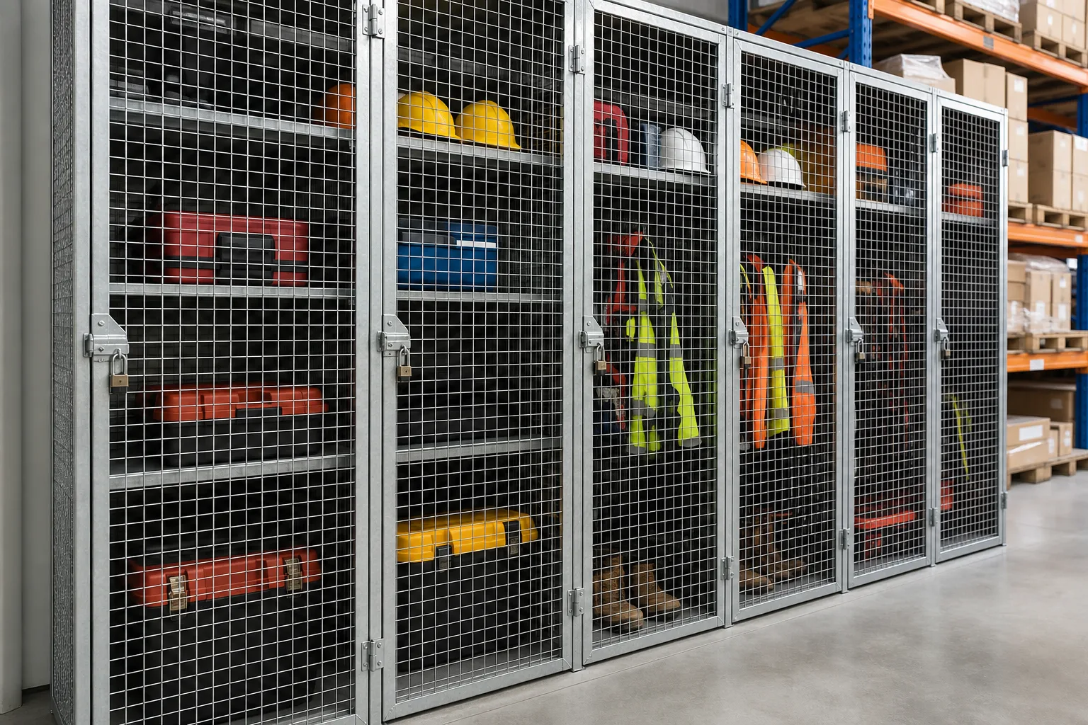 Warehouse tool lockers